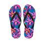 Cordyline Tropical Floral Print Men's Flip Flops