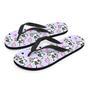 Cow Doodle Print Men's Flip Flops