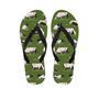 Cow In Grass Print Men's Flip Flops