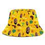 Custom Face African American Symbols Bucket Hat, Custom Photo Black Men, Black Women, Black Girl Hawaiian Summer Hats