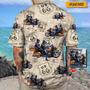 Custom Photo Biker Hawaiian Shirt, Personalized Beach Gifts, Motorcycles Lover Hawaiian Shirt for Men Women