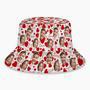 Custom Photo Couple Bucket Hat Heart Valentine Gift, Husband and Wife Summer Hat for Love