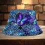 Customized Butterfly Flowers Floral Pattern Bucket Hat for Butterfly Lovers