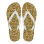 Cute Bee Honey Gifts Pattern Print Men & Women Flip Flops