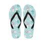 Cute Cat Mermaid Print Men's Flip Flops