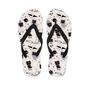 Cute Meow Astronaut Cat Print Men's Flip Flops