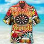 Darts And Beer That's Why I'm Here Hawaiian Shirt, Printed Dart Hawaii Shirt, Dart Gift