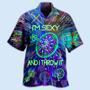 Darts I'm Sexy And I Throw It Hawaiian Shirt, Dart Neon Sign Bright Royal, Dart Hawaiian Shirt