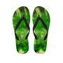 Emerald Green Tie Dye Men's Flip Flops