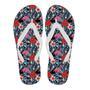 Flamingo Hawaiian Floral Tropical Flower Hibiscus Palm Leaves Pattern Print Men & Women Flip Flops