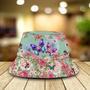 Flock Of Purple Butterfly Bucket Hat, Mandala Pattern Butterfly Bucket Hat For Women, Her