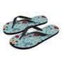 Floral Flower Print Men's Flip Flops