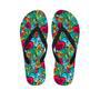 Floral Psychedelic Men's Flip Flops