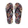 Flower Print Men's Flip Flops