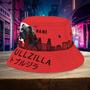 Funny Pitbull Bucket Hat for Men, Women, Pitbullzilla Custom Name Hats for Pitbull Lovers