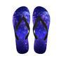 Galaxy Blue Space Men's Flip Flops