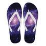 Galaxy Purple Milky Way Space Print Men & Women Flip Flops