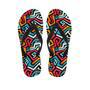 Geometric Graffiti Psychedelic Men's Flip Flops