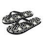 Geometric Skull Men's Flip Flops