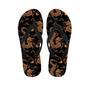 Gold Janpanese Dragon Print Men's Flip Flops