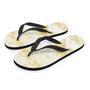 Gold Marble Men's Flip Flops