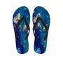 Gold Sapphire Marble Men's Flip Flops