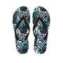 Graffiti Geometric Print Men's Flip Flops