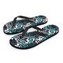 Graffiti Geometric Print Men's Flip Flops