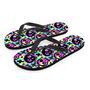 Graffiti Skull Men's Flip Flops