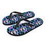 Graffiti Skull Print Men's Flip Flops