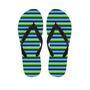 Green And Blue Mexican Baja Men's Flip Flops