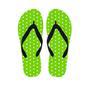 Green And White Polka Dot Men's Flip Flops