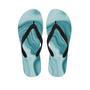 Green Ink Marble Men's Flip Flops