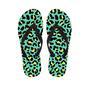 Green Leopard Men's Flip Flops