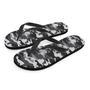 Grey Camouflage Print Men's Flip Flops