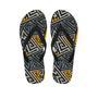 Grunge Geometric Triangle Men's Flip Flops