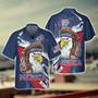 Happy Independence's Day Usa Eagle Hawaiian Shirts, Fourth Of Jul Aloha Hawaii Beach Shirt Short Sleeve