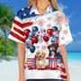 Havanese Independence Day Hawaiian Shirt, Dog Hawaii Beach Shirt Short Sleeve For Of July