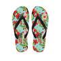 Hawaiian Bird Floral Print Men's Flip Flops