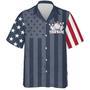 Hawaiian Bowling Shirt American Flag Bowling Hawaiian Custom Bowling Team Shirt