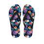 Hawaiian Floral Pineapple Print Men's Flip Flops