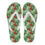 Hawaiian Hibiscus Floral Tropical Flower Palm Leaves Pattern Print Men & Women Flip Flops