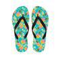 Hawaiian Pineapple Print Men's Flip Flops