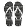 Hippie Aztec Van Peace Sign Pattern Print Men & Women Flip Flops