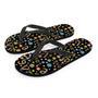 Hippie Love Floral Men's Flip Flops