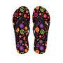 Hippie Peace Print Men's Flip Flops