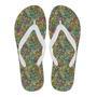 Hippie Psychedelic Van Peace Sign Pattern Print Men & Women Flip Flops