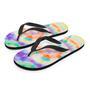 Hippie Tie Dye Men's Flip Flops