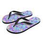 Holographic Floral Psychedelic Men's Flip Flops