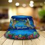 Hummingbird Faith Hope Love Bucket Hat Flowers Background Hummingbird Hat for Women